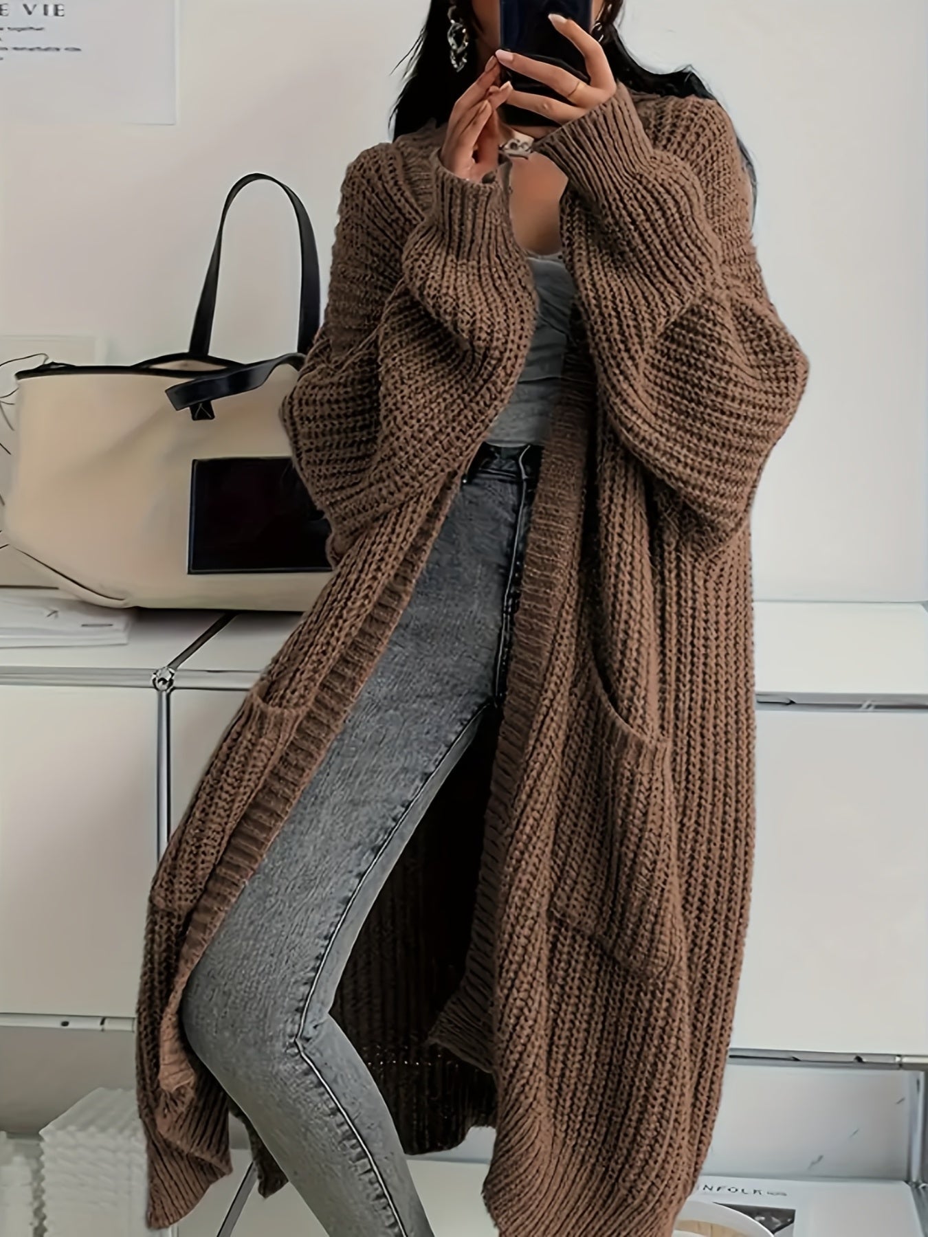 Ophélie | Gilet Long Confortable Et Serein