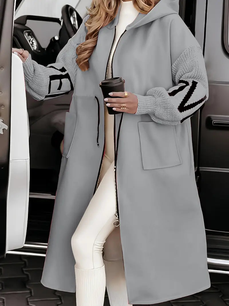 Mignon | Manteau-cardigan élégant à capuche