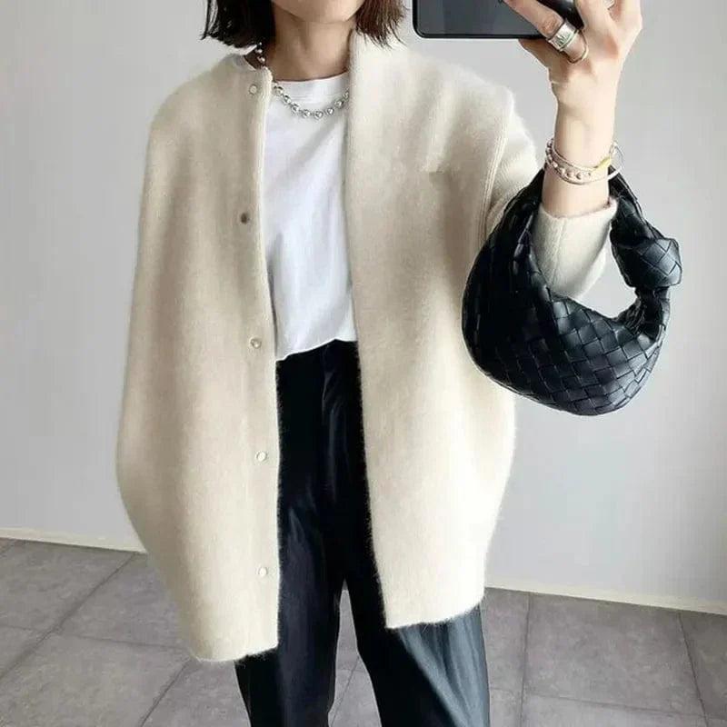 Julie | Veste en Maille Luxueuse avec Boutons