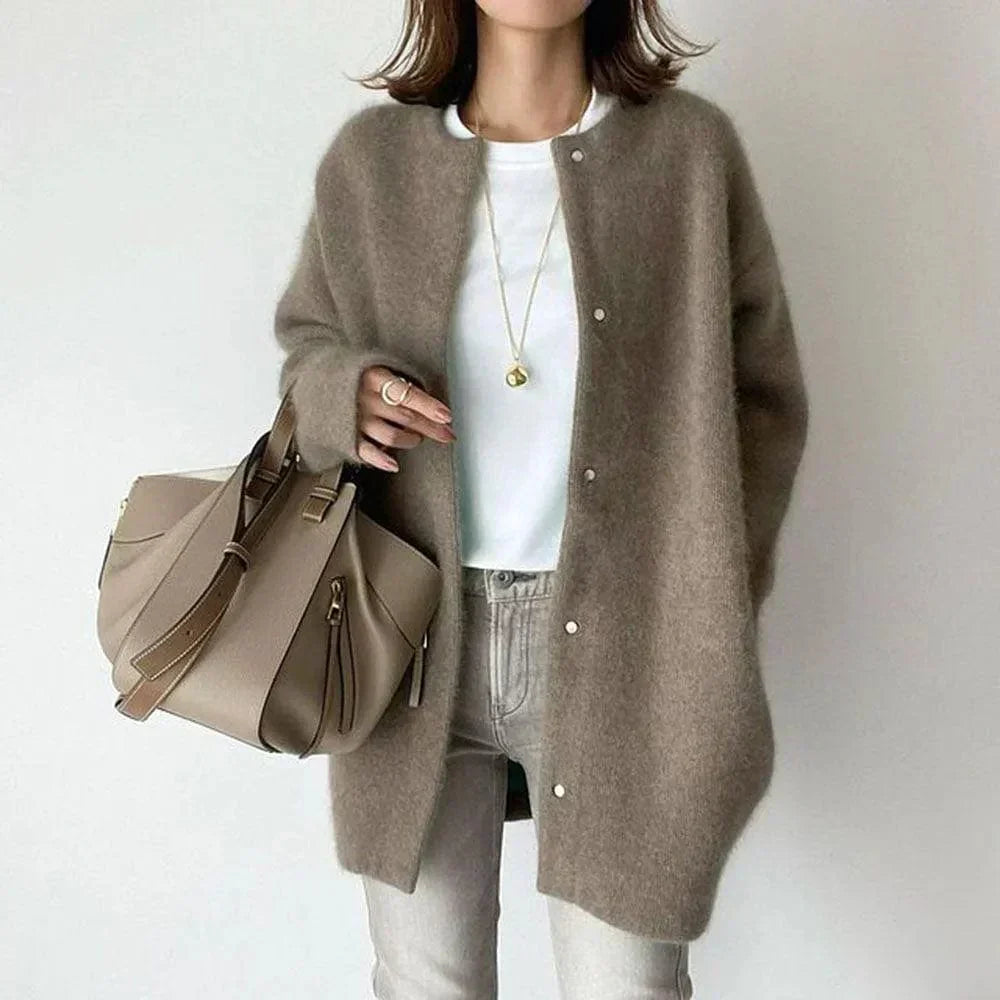 Julie | Veste en Maille Luxueuse avec Boutons