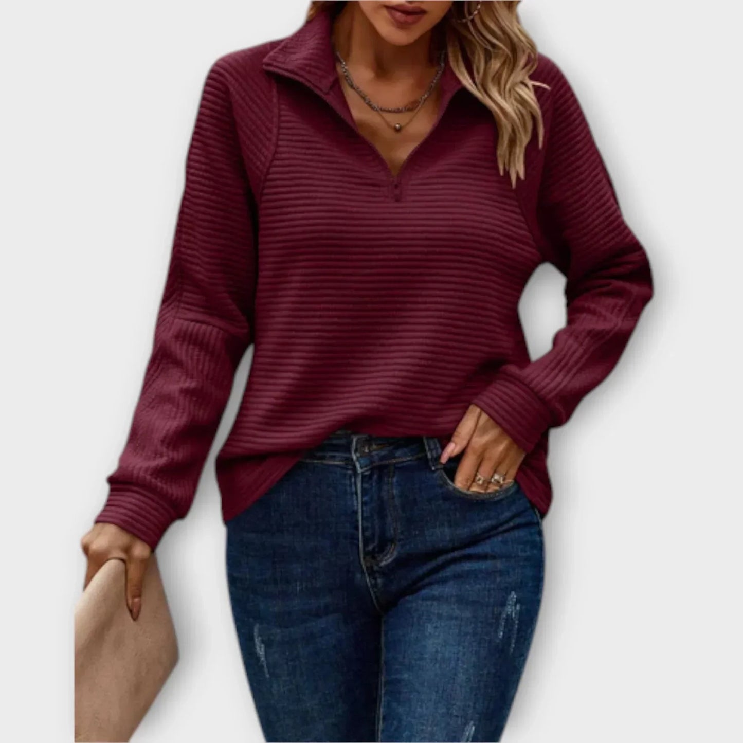 Arielle | Pull à Demi-Zip