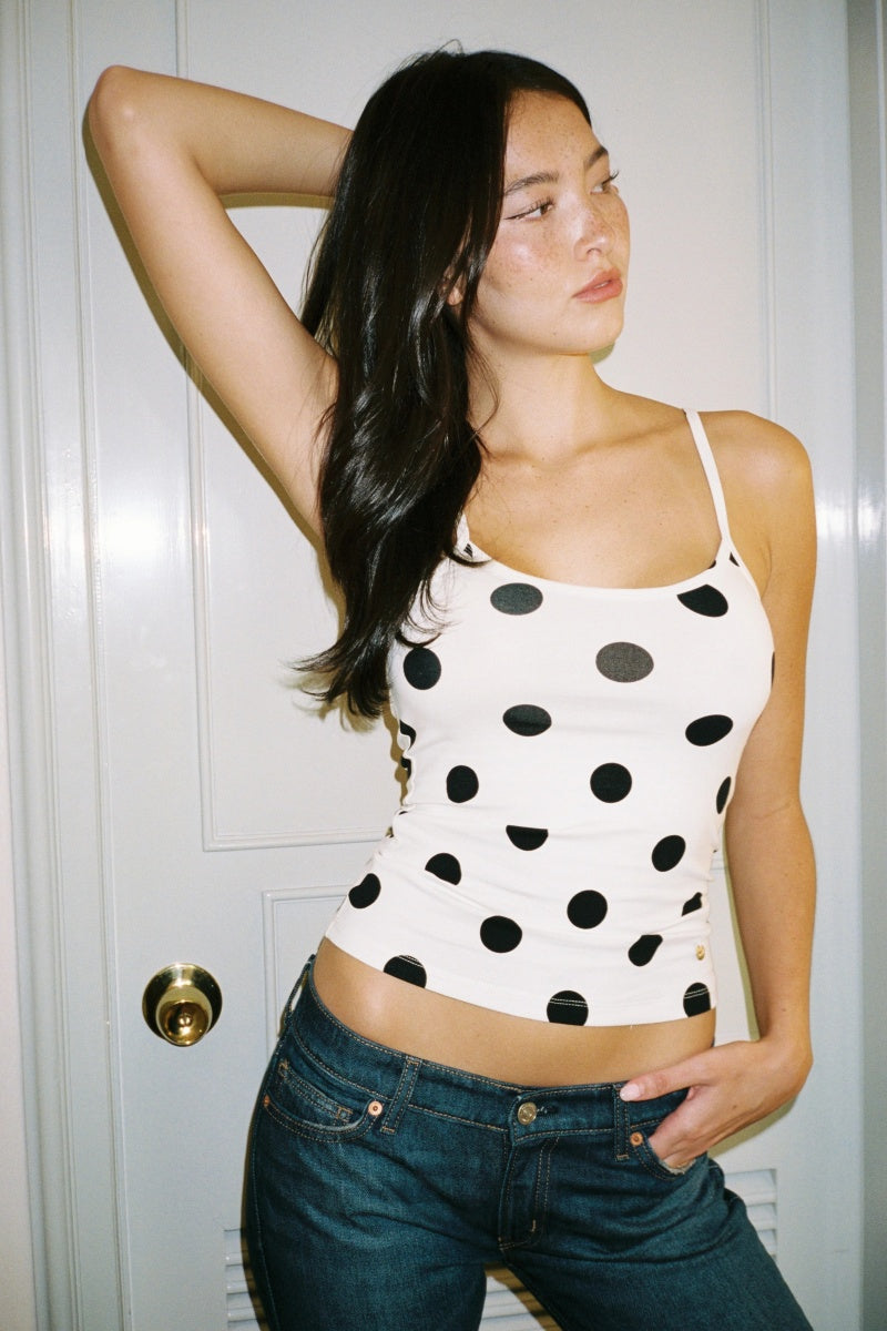 Colette | Top Doux À Pois