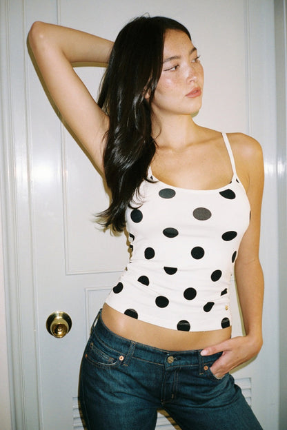 Colette | Top Doux À Pois