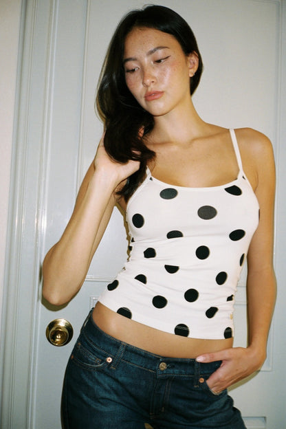 Colette | Top Doux À Pois