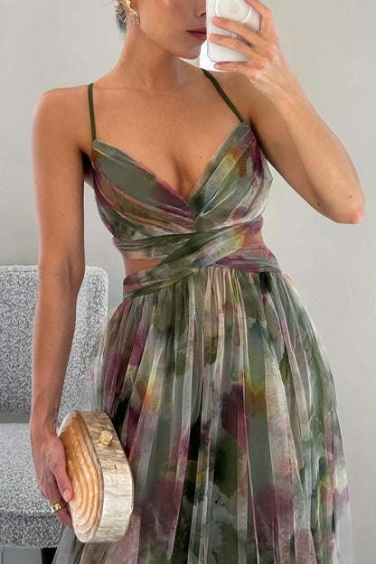 Giselle | Robe Longue Fleurie Élégante