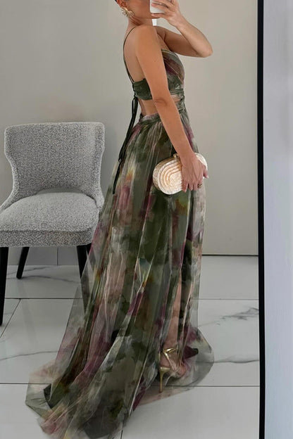 Giselle | Robe Longue Fleurie Élégante