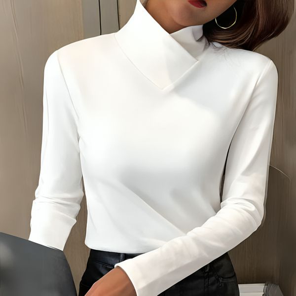Majorie | Pull col roulé élégant
