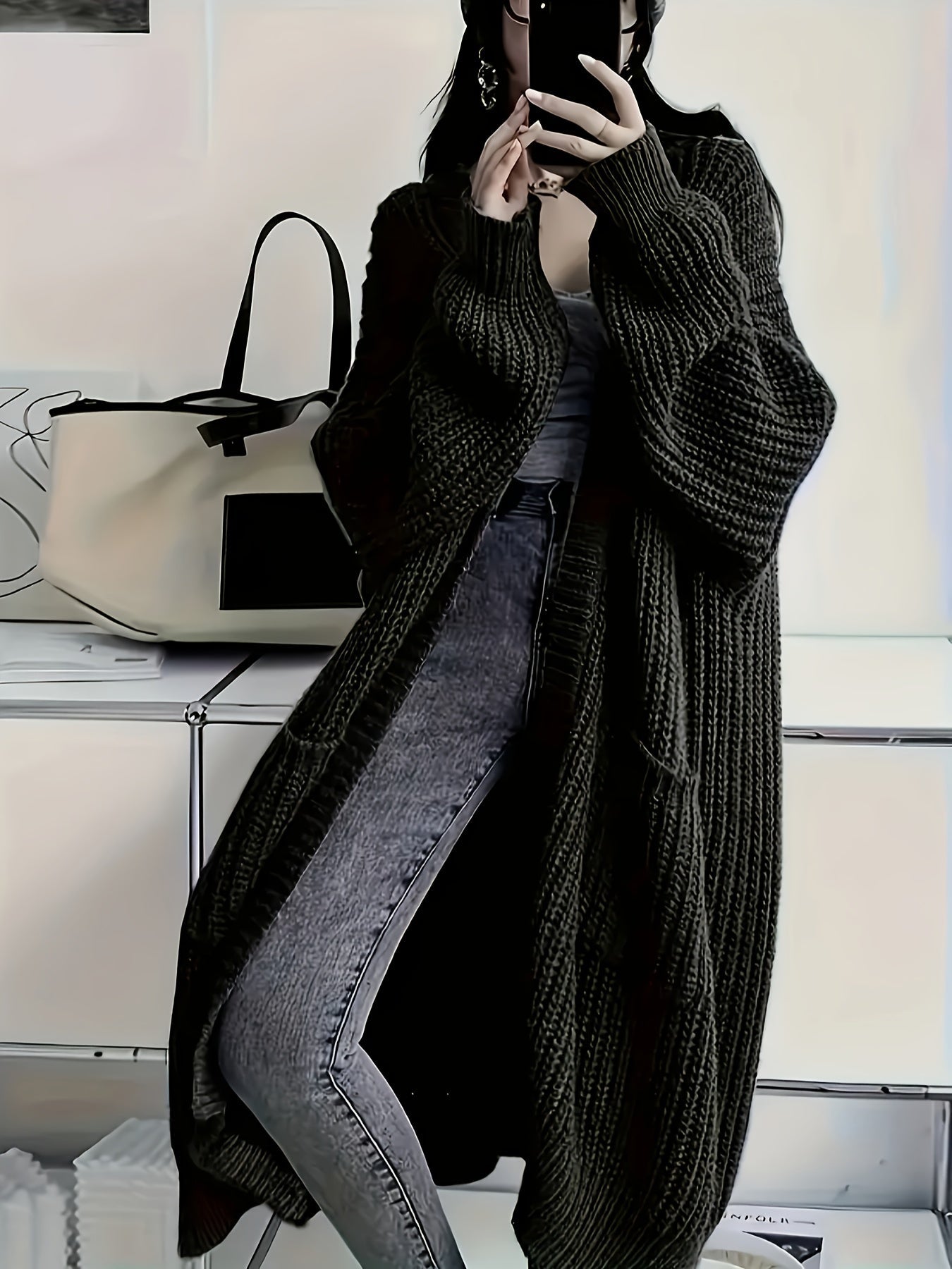 Ophélie | Gilet Long Confortable Et Serein
