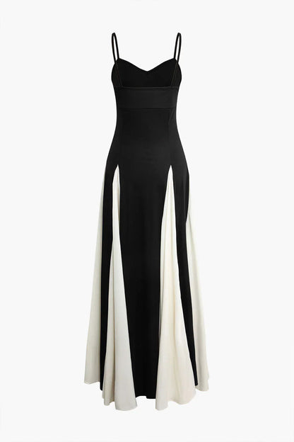 Elia | Robe Maxi Noire et Blanche