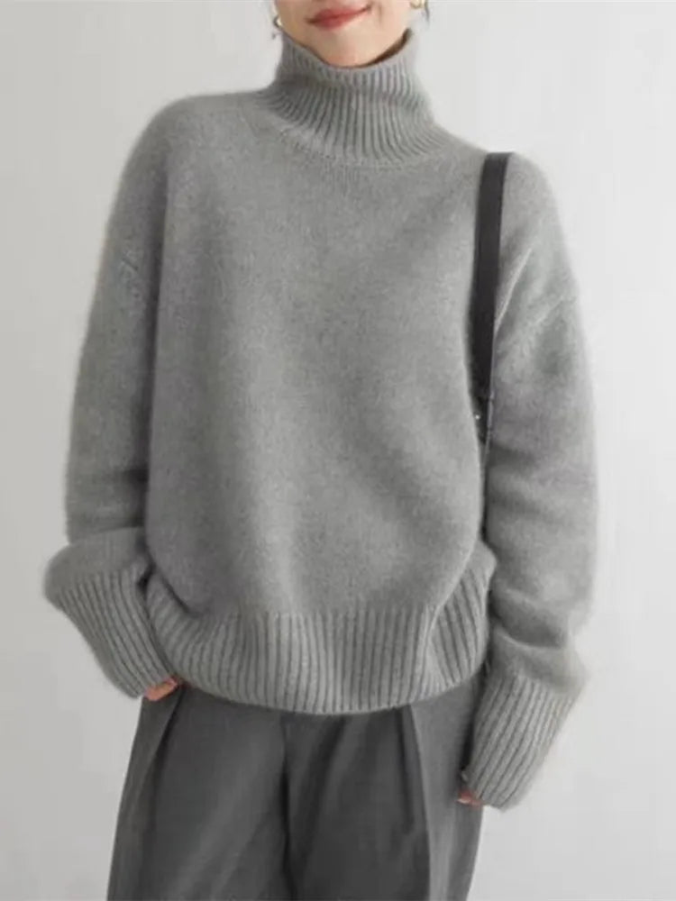 Léa |  Pull Col Roulé