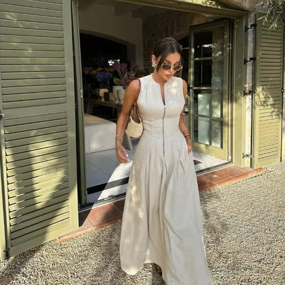Josephine | Robe Raffinée à Taille Haute