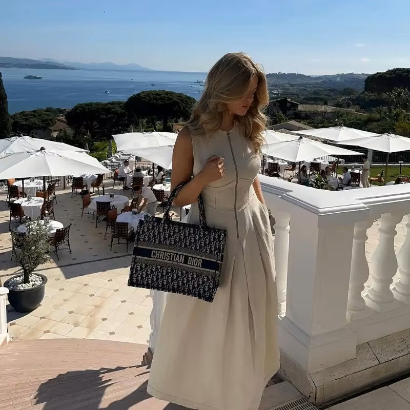 Josephine | Robe Raffinée à Taille Haute