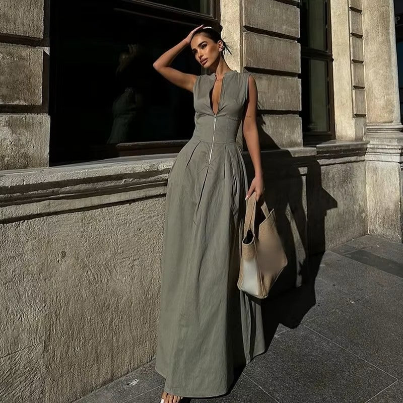 Josephine | Robe Raffinée à Taille Haute