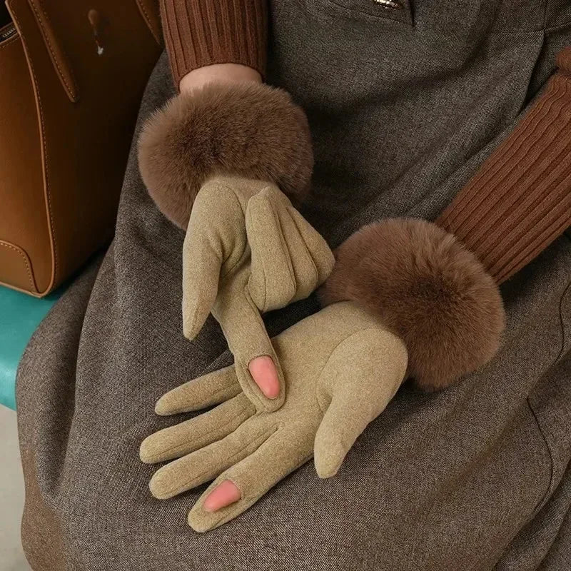 Valérie | Gants en fourrure
