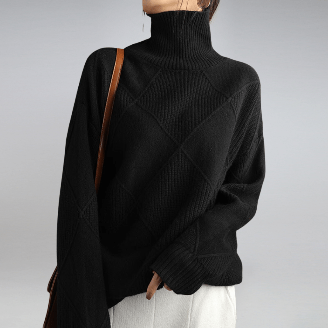 Solène | Pull Col Roulé Doux