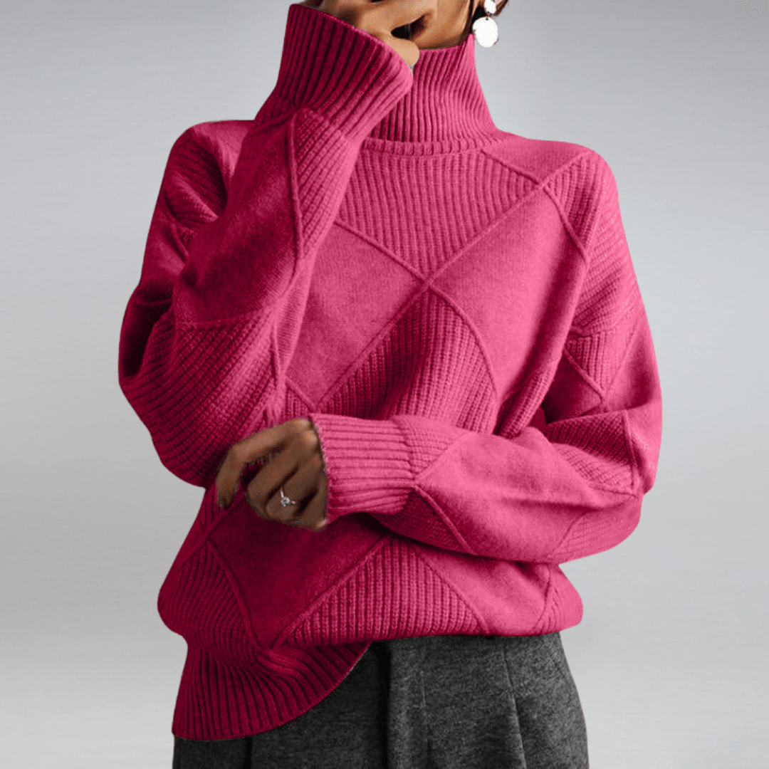 Solène | Pull Col Roulé Doux