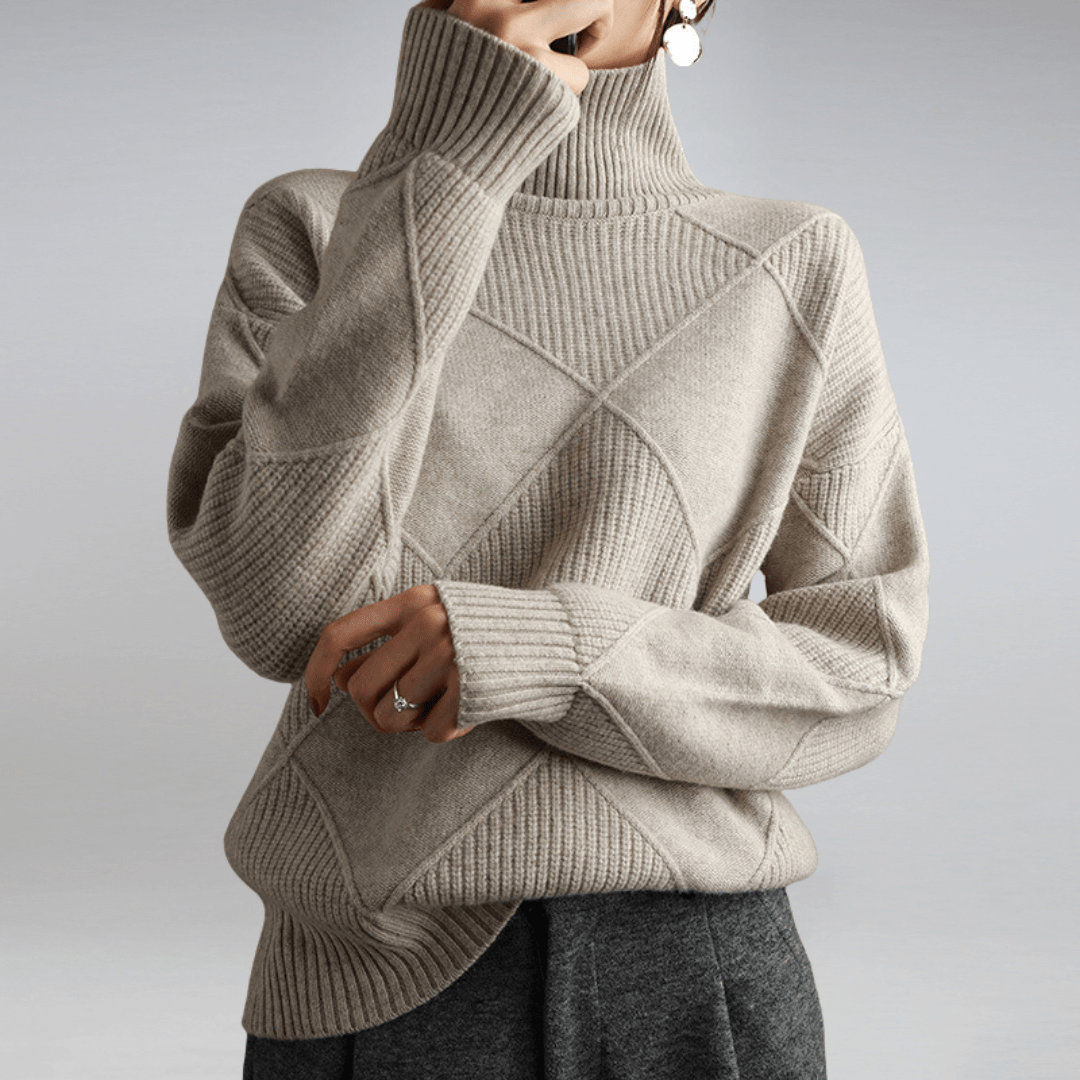 Solène | Pull Col Roulé Doux