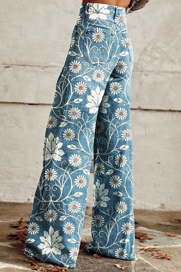 Louna | Pantalon Large Boho Chic