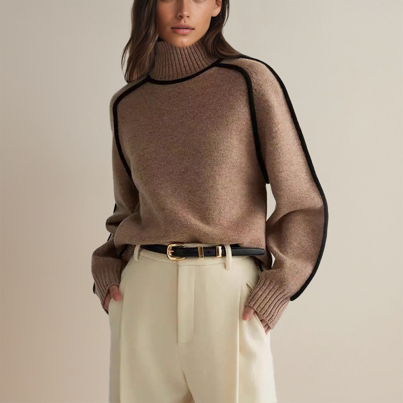 Louna | Pull Col Roulé