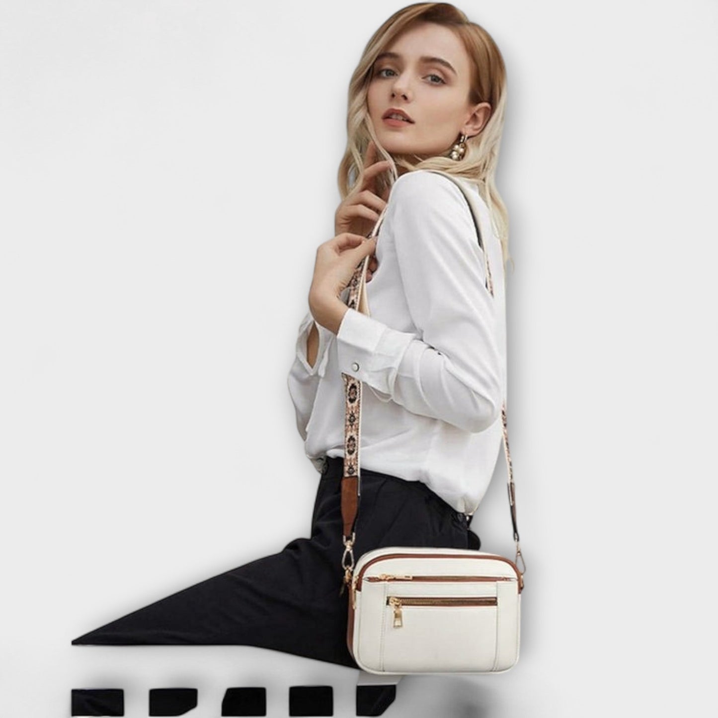 Pénélope -  Sac Bandoulière en Cuir Élégant