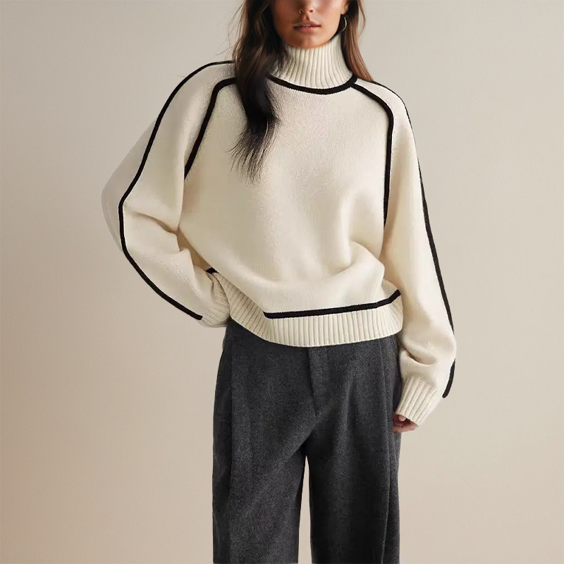 Louna | Pull Col Roulé