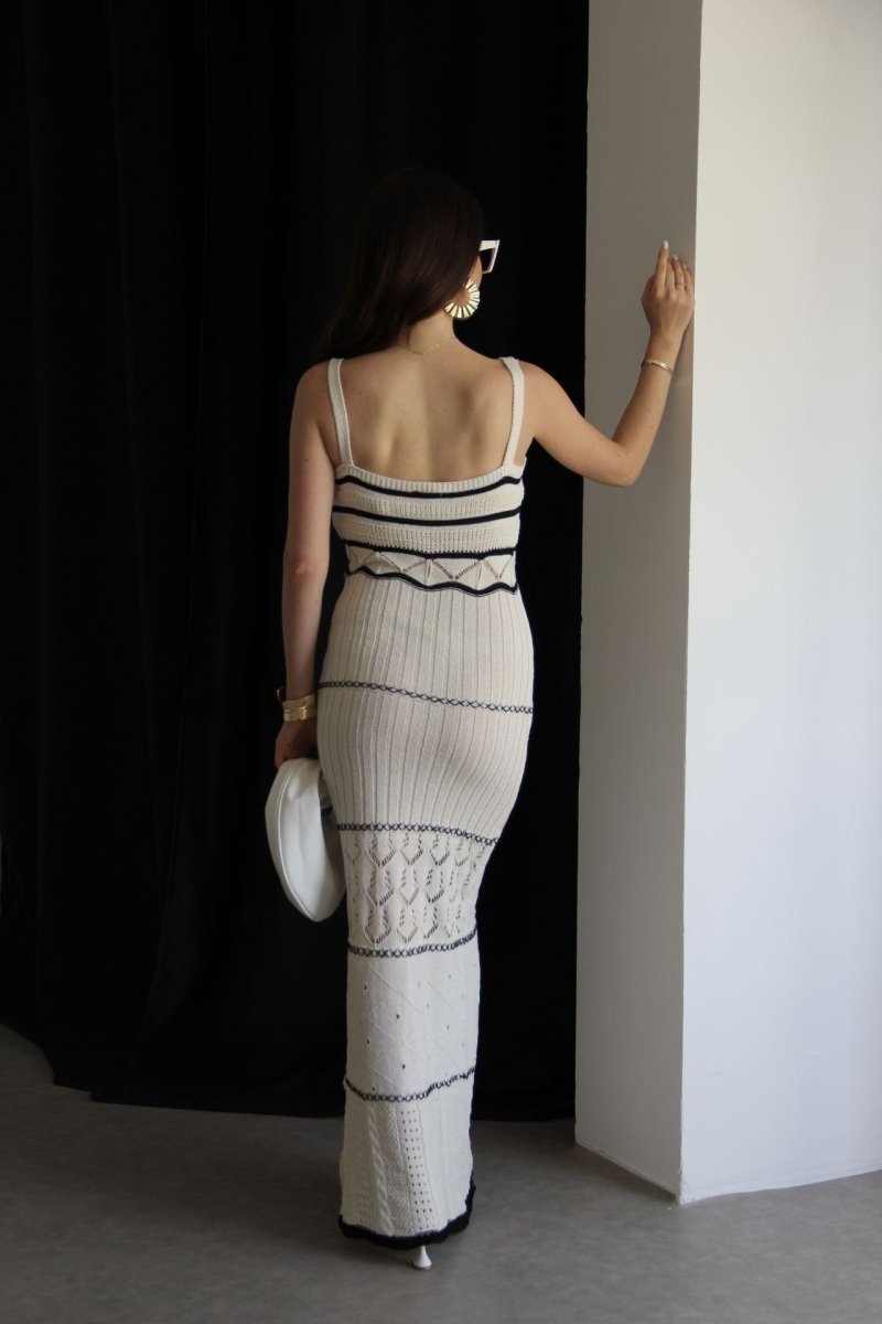 Aimee | Robe Longue En Maille