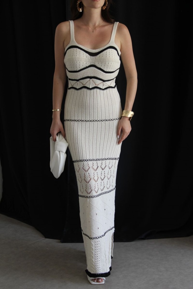 Aimee | Robe Longue En Maille
