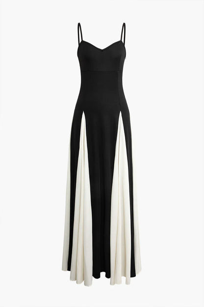 Elia | Robe Maxi Noire et Blanche