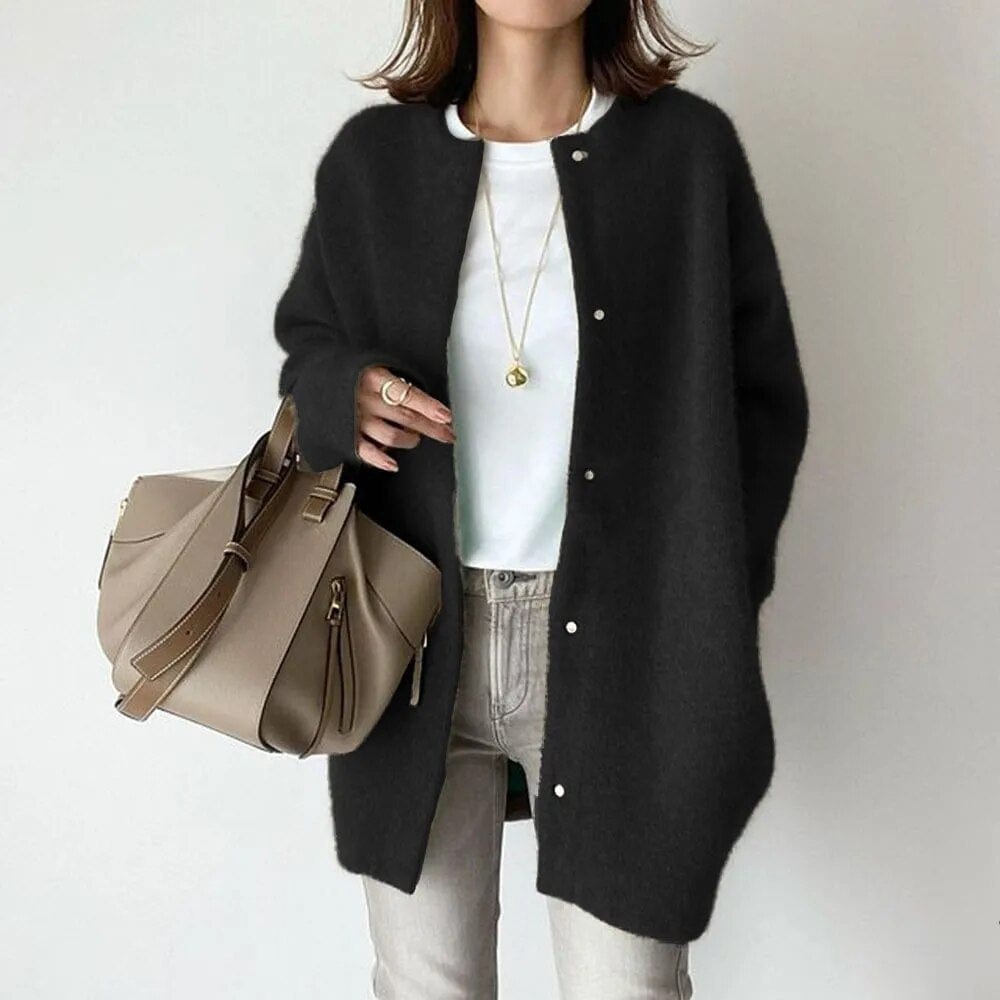 Julie | Veste en Maille Luxueuse avec Boutons