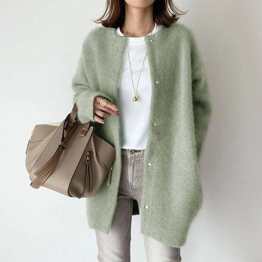 Julie | Veste en Maille Luxueuse avec Boutons