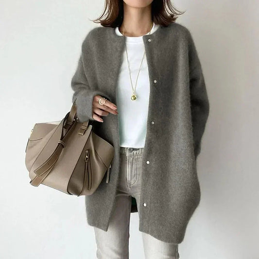 Julie | Veste en Maille Luxueuse avec Boutons