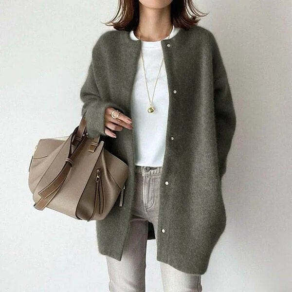 Julie | Veste en Maille Luxueuse avec Boutons