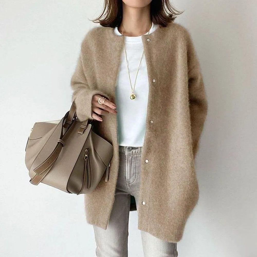Julie | Veste en Maille Luxueuse avec Boutons