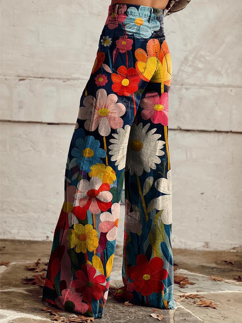 Nomea | Pantalon Large Flower