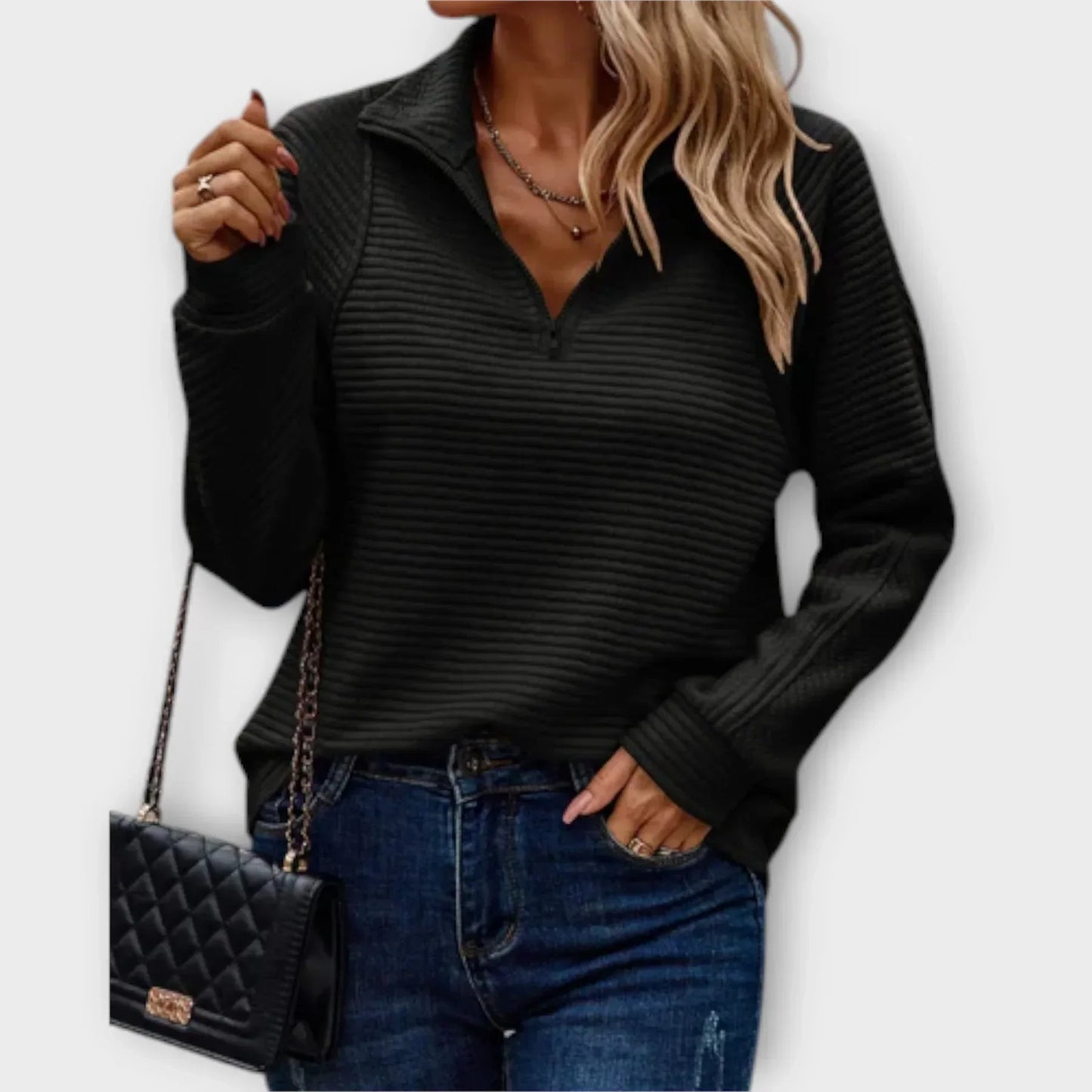 Arielle | Pull à Demi-Zip